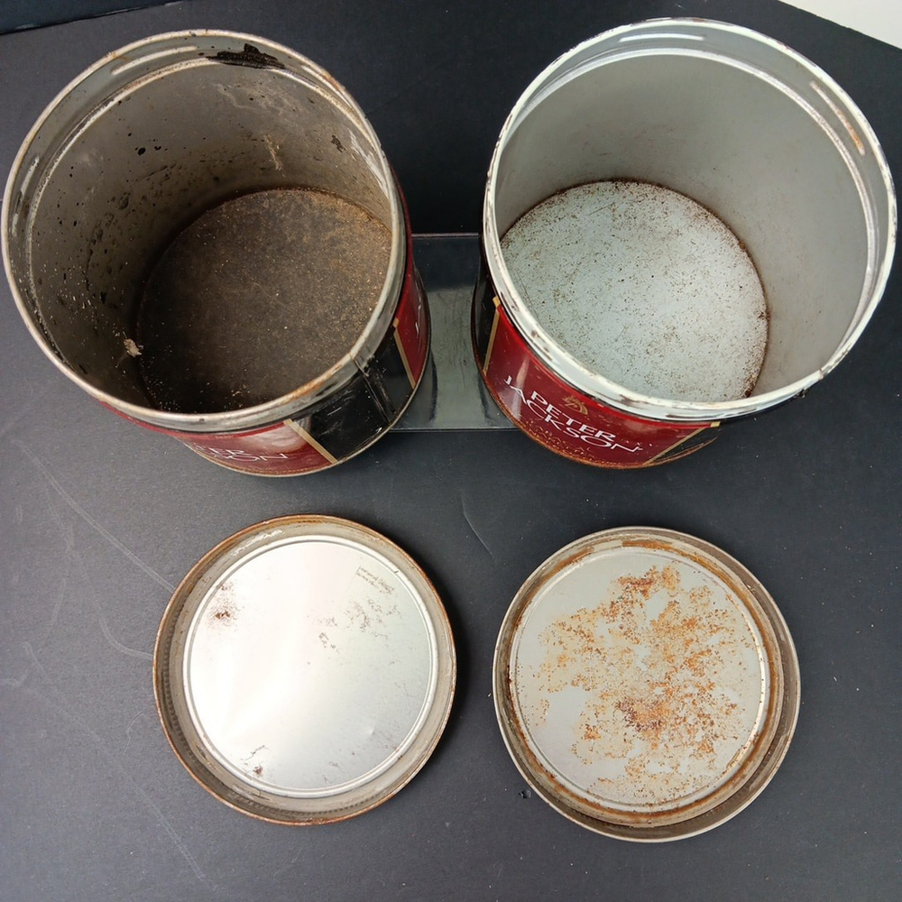 Rare Peter Jackson Tobacco Containers Canada Bilingual Fair Condition 2pcs - Picture 9 of 12